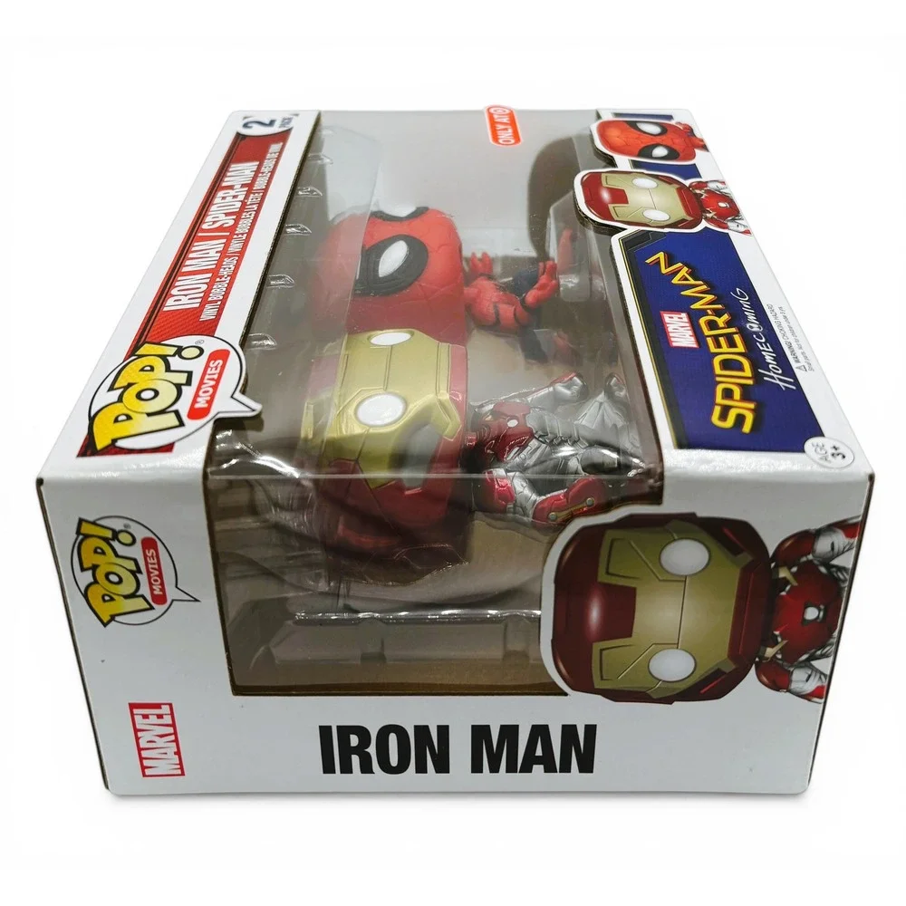Funko Pop Marvel‎ Spider-Man Homecoming Iron Man 2 Pack Target Exclusive Set Box